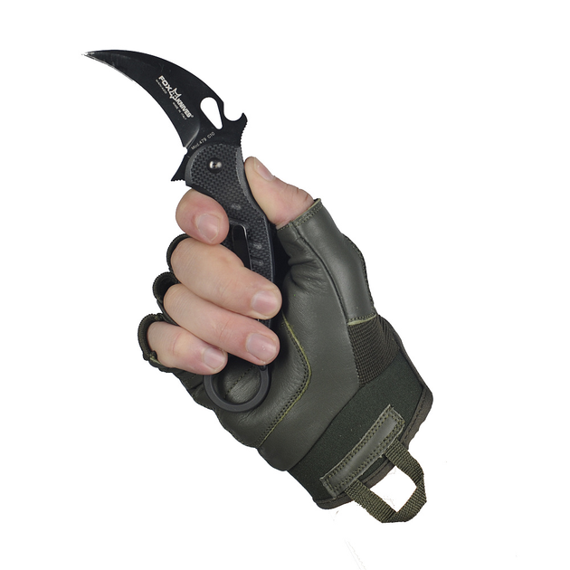 M-Tac перчатки беспалые Assault Tactical Mk.4 Olive S - изображение 2