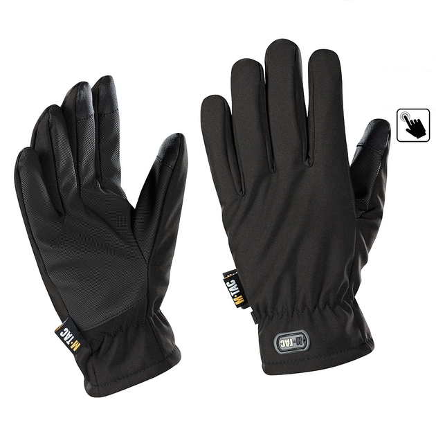 M-Tac рукавички Soft Shell Thinsulate Black M - зображення 1