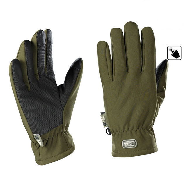 M-Tac рукавички Soft Shell Thinsulate Olive L - зображення 1