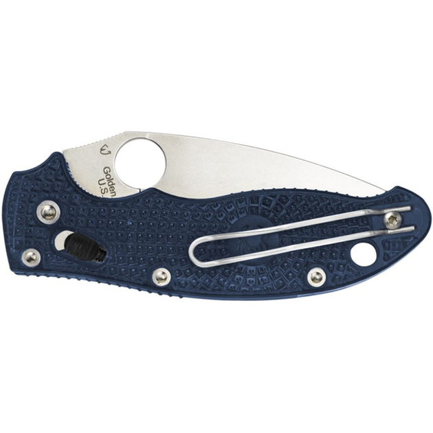 Нож складной Spyderco Manix 2, CPM S110V dark blue тип замка Back Lock C101PDBL2 - изображение 1