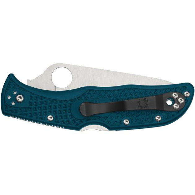 Нож складной Spyderco Endela, K390, blue тип замка Back Lock C243FPK390 - изображение 1
