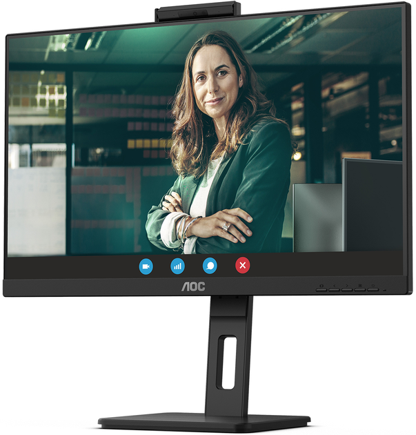Монітор 23.8" AOC 24P3CW Black (4038986140812) - зображення 4