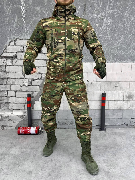 Тактический костюм softshell мультикам размер XL - изображение 1