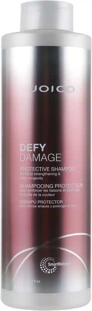 Защитный шампунь для укрепления волос и защиты цвета Joico Defy Damage Protective Shampoo 1000ml (858347-856934-2) - Фото 1 Защитный шампунь для укрепления волос и защиты цвета Joico Defy Damage Protective Shampoo 1000ml (858347-856934-2) - изображение 1