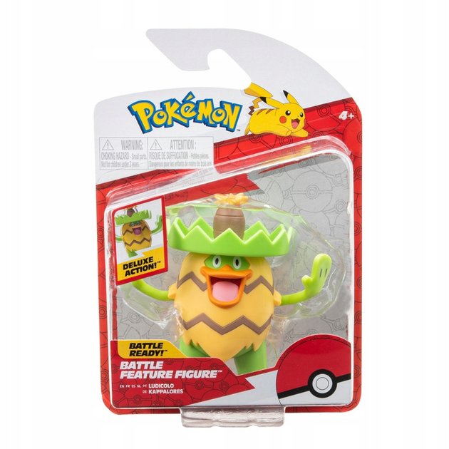 Figurka do gry Jazwares Pokemon Battle Feature Figurine Ludicolo (191726497813) - obraz 1