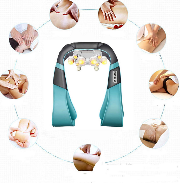Ударний масажер для шиї та плечей Massage Shawl - зображення 2