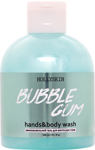 Акція на Гель для рук та тіла Hollyskin Hands & Body Wash Bubble Gum Зволожувальний 300 мл від Rozetka