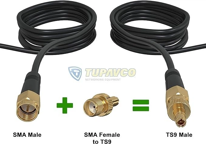 Антенный переходник SMA Female - TS9 4G 3G CDMA модема, роутера - Фото 4 Антенный переходник SMA Female - TS9 4G 3G CDMA модема, роутера - изображение 4