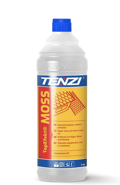Засіб для видалення моху і лишайників Tenzi Top Efekt Moss (Zmywanie mchów porostów) 1 L (T-24/001) - Фото 1 Засіб для видалення моху і лишайників Tenzi Top Efekt Moss (Zmywanie mchów porostów) 1 L (T-24/001) - зображення 1