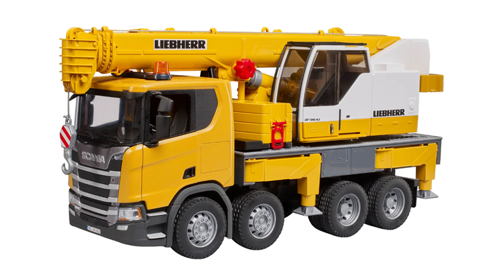 Żuraw Bruder Scania Super 560R Liebherr crane truck with L+S module (4001702035716) - obraz 2