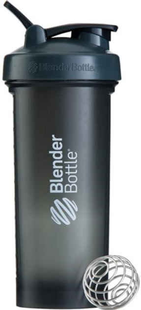 Шейкер BlenderBottle Pro45 з кулькою 1.3 л Сірий з білим (Pro 45 Grey / White (ORIGINAL)) - зображення 1