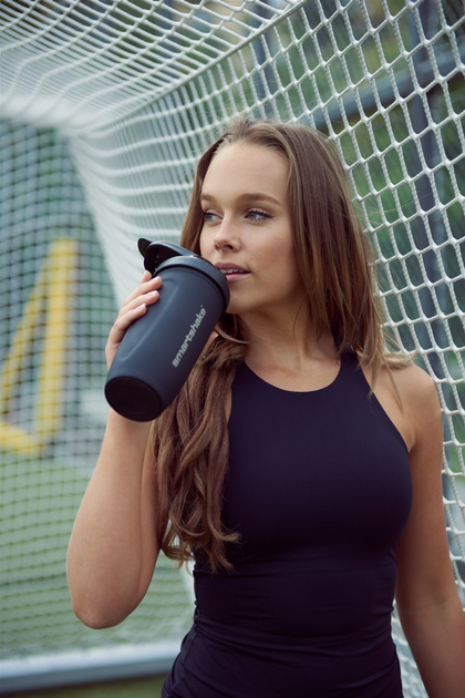 Шейкер спортивний SmartShake Reforce Stainless Steel 30oz/900 мл Black (11150103) - зображення 8