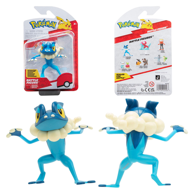 Фігурка Jazwares Pokemon Battle Figure Frogadier W15 (191726424567) - зображення 1