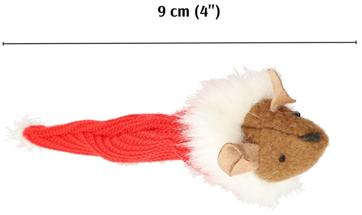 Zabawka dla kota Dingo Santa z kocimiętką 9 cm (5904760213388) - obraz 2