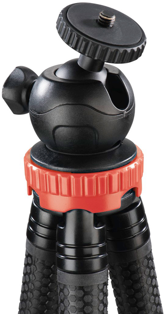 Statyw Hama FlexPro Action 16-27 cm Red (4007249046086) - obraz 5