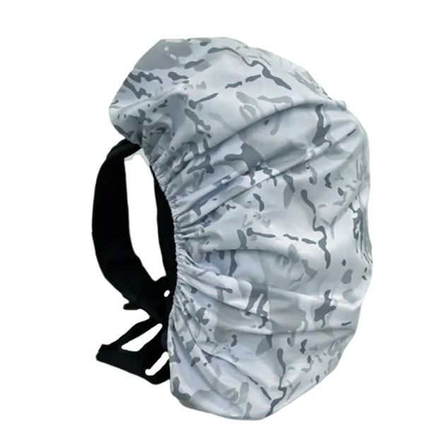 Маскувальний чохол, кавер на рюкзак зимовий білий камуфляж Multicam Alpine - зображення 1