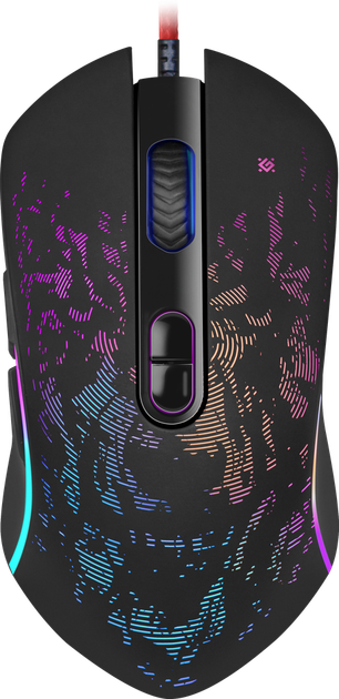 Mysz Defender Witcher GM-990 RGB USB Black (4714033529907) - obraz 3