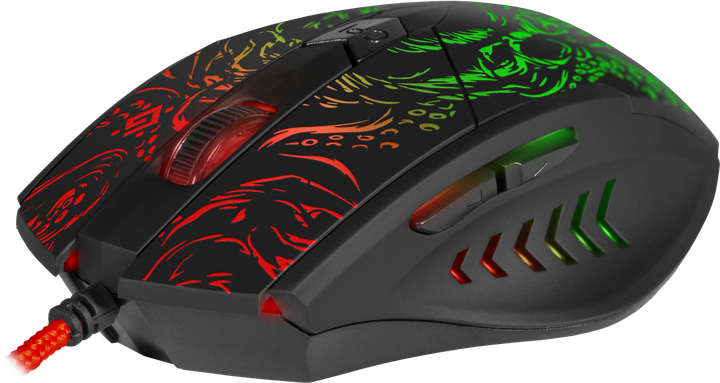 Mysz Defender Titan GM-650L RGB USB Black (4714033526500) - obraz 5