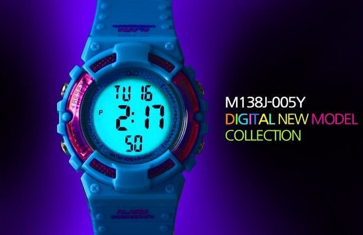 Наручные часы Q&Q M138J005Y Синий\Сирень - изображение 2