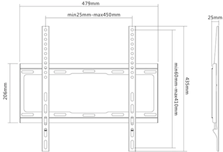 Uchwyt do telewizora Sunne 32-55" (6956745152839) - obraz 2