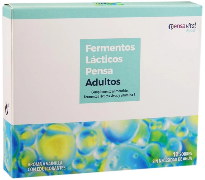 Suplement diety Pensavital Adult Lactic Ferments 12 saszetek (8470001948564) - obraz 1