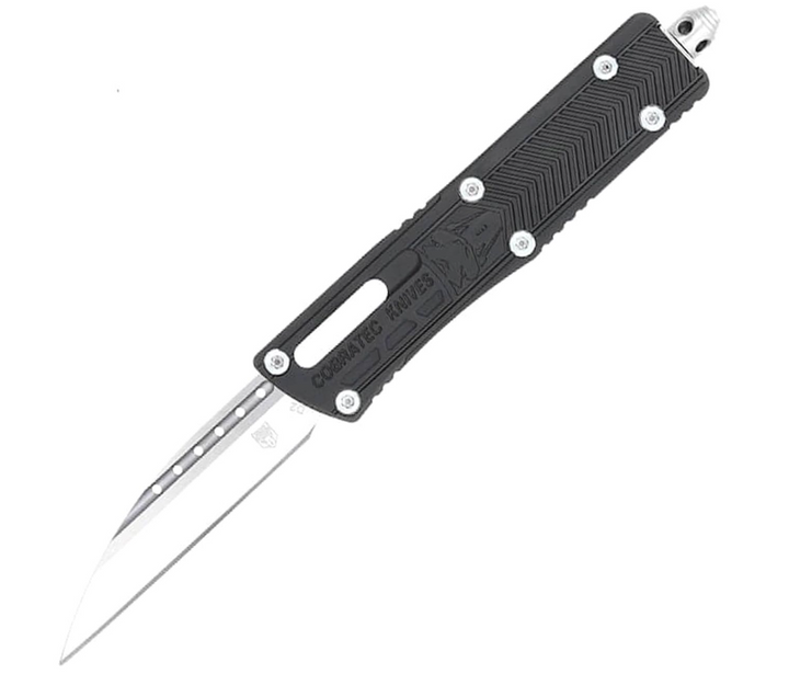 Складной Пружинный Нож CobraTec Small Sidewinder Wharncliffe Черный 06CT106 - изображение 1
