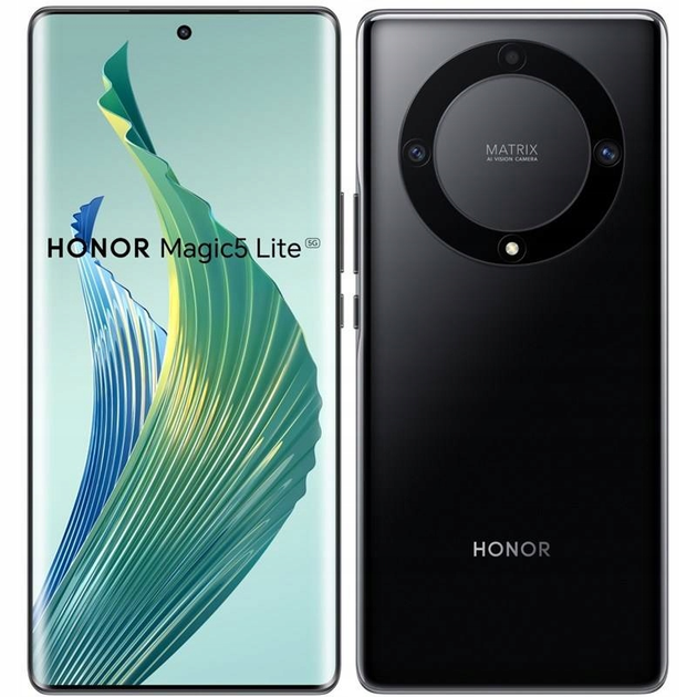 Мобильный телефон Honor Magic 5 Lite 6/128GB Midnight Black (Global ...