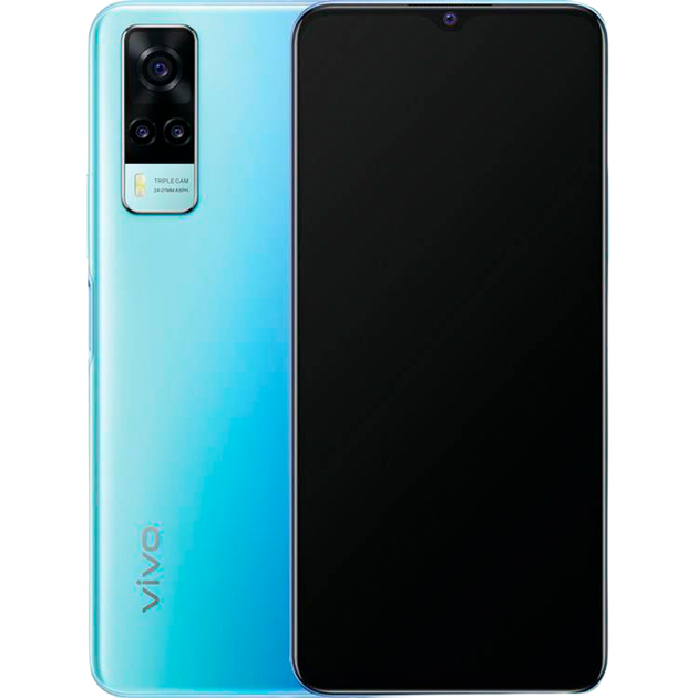 Мобильный телефон Vivo Y31 4/64GB Ocean Blue (UA) – фото, отзывы ...