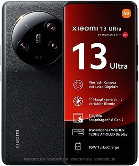 Мобильный телефон Xiaomi 13 Ultra 16/512GB no NFC Black – фото, отзывы ...