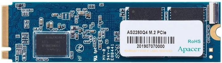Dysk SSD Apacer AS2280Q4 1TB NVMe M.2 2280 PCIe 4.0 x4 3D NAND TLC (AP1TBAS2280Q4-1) - obraz 1