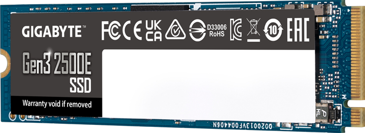 Dysk SSD Gigabyte Gen3 2500E 500GB M.2 NVMe PCIe 3.0 x4 3D NAND (QLC) (G325E500G) - obraz 2