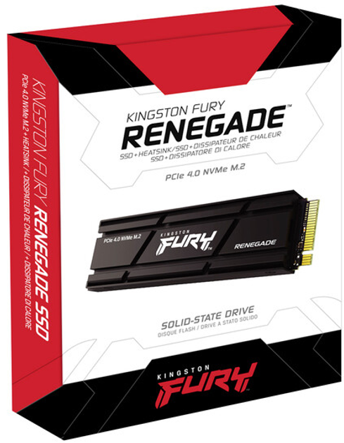 Dysk SSD Kingston FURY Renegade with Heatsink 4TB NVMe M.2 2280 PCIe 4.0 x4 3D NAND TLC (SFYRDK/4000G) - obraz 6