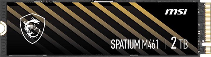 SSD диск MSI Spatium M461 2 TB NVMe M.2 2280 PCIe 4.0 x4 QLC (S78-440Q550-P83) - зображення 1