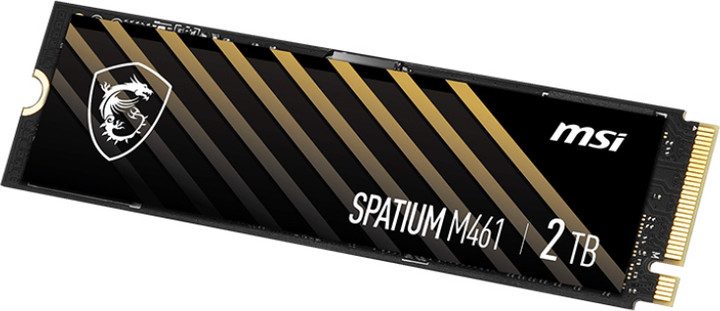 SSD диск MSI Spatium M461 2 TB NVMe M.2 2280 PCIe 4.0 x4 QLC (S78-440Q550-P83) - зображення 2