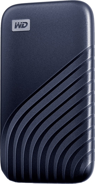Dysk SSD Western Digital My Passport 1TB USB 3.2 Type-C Niebieska północ (WDBAGF0010BBL-WESN) External - obraz 3