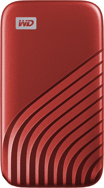 Dysk SSD Western Digital My Passport 2TB USB 3.2 Type-C Czerwony (WDBAGF0020BRD-WESN) External - obraz 1