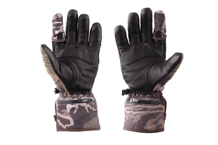 Тактичні Рукавиці з підігрівом Hunter Camo, розмір XXL три рівні обігріву - зображення 10