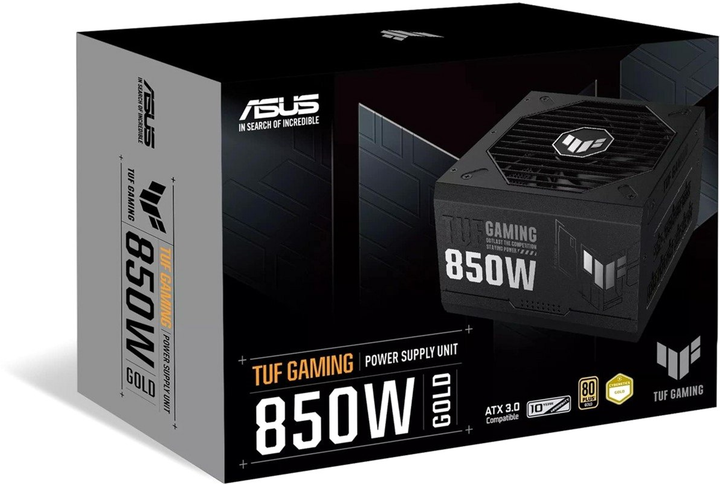 Блок живлення Asus TUF Gaming PCIE5 850 Вт (90YE00S2-B0NA00) - зображення 12
