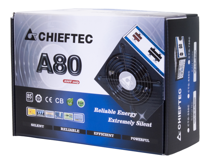 Блок живлення Chieftec CTG-550C (CTG-550C) - зображення 3