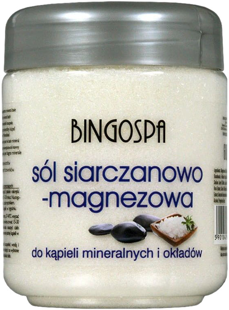 Sól do kąpieli Bingospa Magnesium Sulphate 600 g (5901842006395) - obraz 1