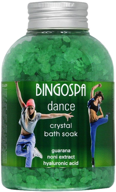 Kryształki do kąpieli Bingospa Bath Crystals With Guarana 650 g (5901842007415) - obraz 1