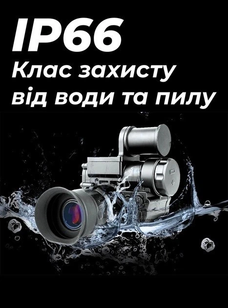 Монокуляр нічного бачення з компасом і кріпленням на шолом NVG10 Luxun Чорний - зображення 5