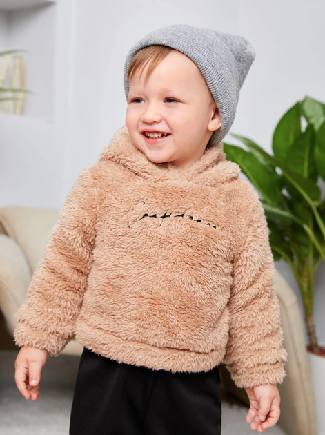 Худі дитяче тедді з капюшоном Shein Teddy 1345B зріст 68-74см Beige - Фото 2 Худі дитяче тедді з капюшоном Shein Teddy 1345B зріст 68-74см Beige - зображення 2