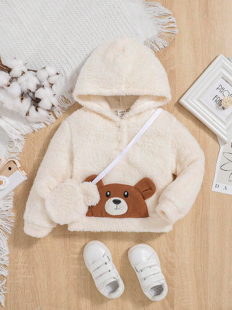 Худи детское тедди толстовка детская с капюшоном Shein Teddy 1304B рост ...
