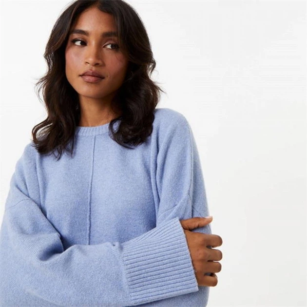 Светр Jack Wills Knit Crew Neck Jumper Soft Blue, L (48) (11871493) - зображення 3