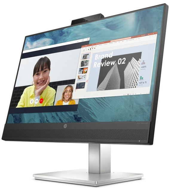 Monitor 23.8" HP M24 Webcam (459J3E9) - obraz 2