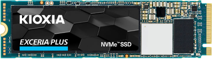 SSD диск KIOXIA EXCERIA Plus 500GB NVMe M.2 2280 PCIe 3.0 x4 TLC (LRD10Z500GG8) - изображение 1