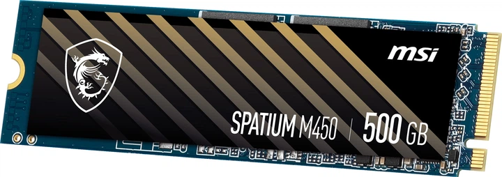 内蔵型SSD MSI SPATIUM M450 500GB SSD SSD диск MSI Spatium M450 500GB NVMe M.2 PCIe 4.0 TLC 3D NAND (S78