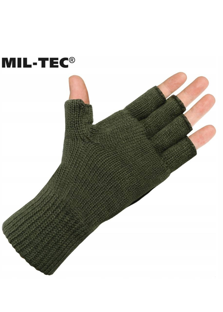 Перчатки Mil-Tec идеальной посадкой Оливковый L-XL с полиакрила с внутренним утеплителем Thinsulate со сменным носком и съемным клапаном для пальцев - изображение 2
