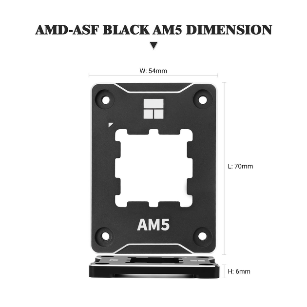 Рамка для сокета Thermalright AMD-AM5 BCF V2 BLACK – фото, відгуки ...